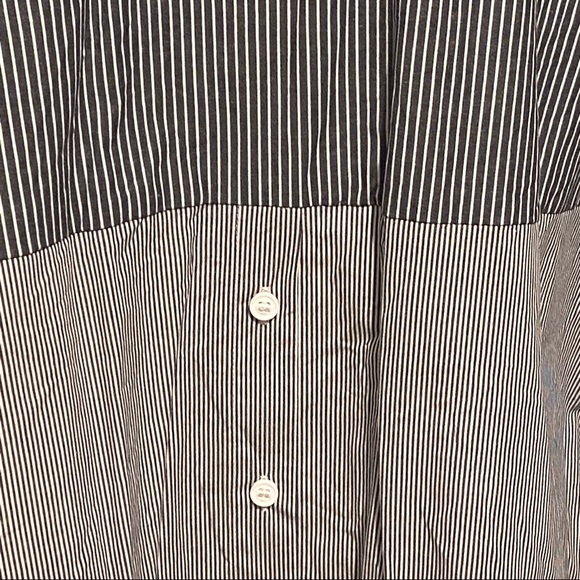 ADDITION ELLE STRIPED BUTTON DOWN BLOUSE SHIRT PLUS SIZE 2X - Picture 7 of 8